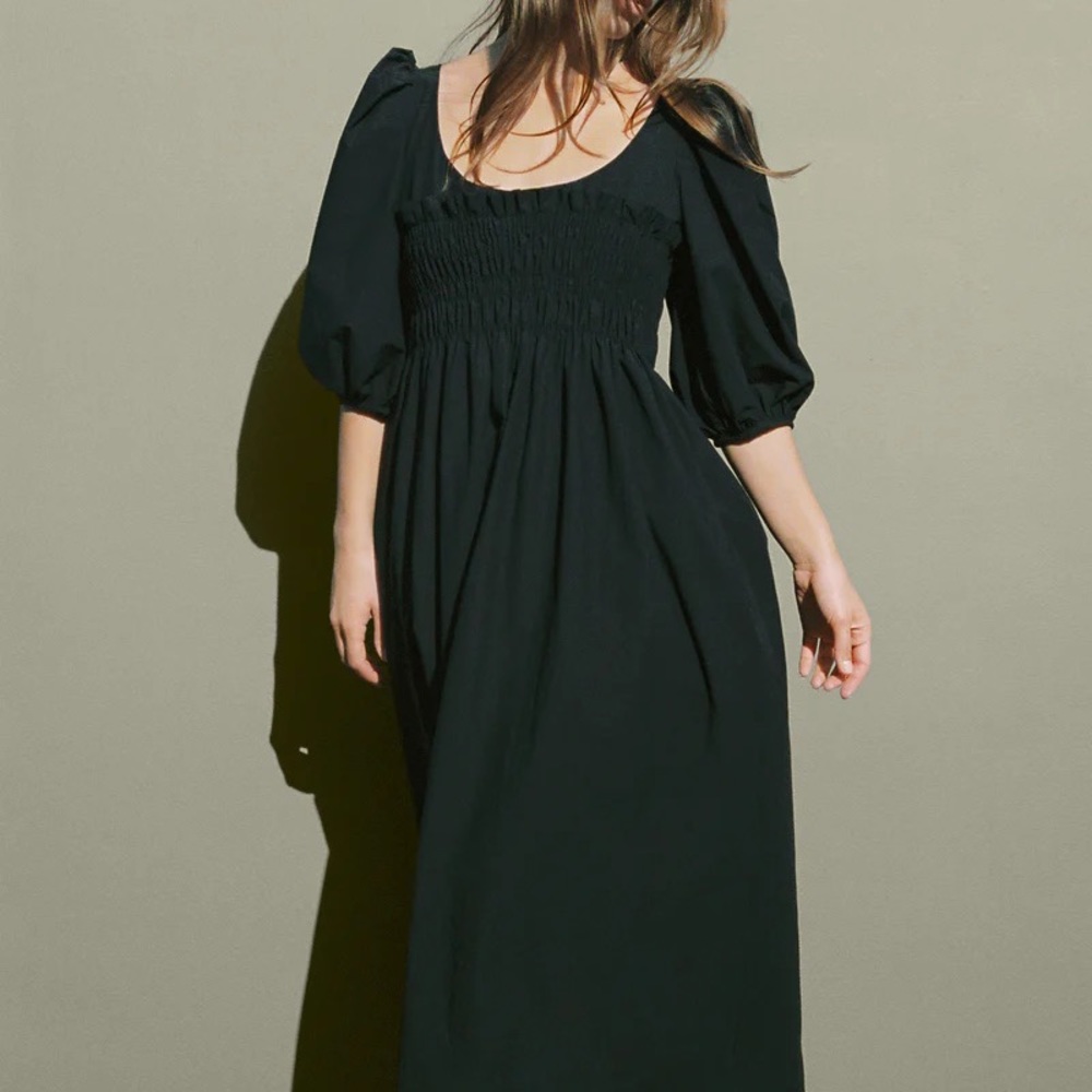 Ciao Lucia “Venetian” black dress